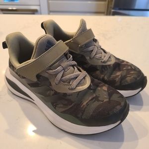 Adidas camouflage sneakers kids size 2